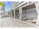 Cozy condominium cabanas with curtains offer privacy for relaxation with city views at 301 1St S St # 1206, St Petersburg, FL 33701