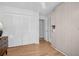 Bedroom with large closets and neutral flooring at 3212 Mcmath Dr, Palm Harbor, FL 34684