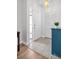 Entryway featuring neutral tile floors, a closet, and a view of the front door with sidelight window at 3212 Mcmath Dr, Palm Harbor, FL 34684