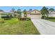 Well-maintained single-story home featuring green lawn, manicured shrubbery, and an ADT security sign at 3215 Banyan Hill Ln, Land O Lakes, FL 34639