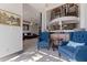 Elegant living room with an open floor plan and grand staircase at 487 Pinellas Bayway S # 6, Tierra Verde, FL 33715