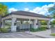 Convenient mail kiosk with multiple mailboxes, lighting, and covered area, ensuring secure and accessible mail delivery at 4926 Pamplona Ct, Wimauma, FL 33598