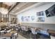 Restaurant featuring booth seating, dining tables, and artwork at 4926 Pamplona Ct, Wimauma, FL 33598