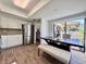Updated kitchen and dining area with stainless appliances and plenty of counter space at 610 S Woodlands Dr, Oldsmar, FL 34677