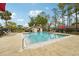 Inviting community pool and sundeck for residents at 8419 Laurelon Pl, Temple Terrace, FL 33637