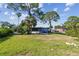 Backyard with comfortable seating area and lush lawn, perfect for outdoor relaxation and entertaining at 1516 Massachusetts Ne Ave, St Petersburg, FL 33703