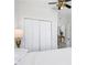 Bedroom featuring a closet and bed with white linens at 17821 Gulf Blvd # B, Redington Shores, FL 33708