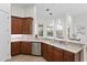 Kitchen boasting granite counters, stainless steel appliances, and corner sink at 20104 Fair Hill Way, Tampa, FL 33647