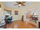 Home office with hardwood floors and ample natural light at 2850 41St N St, St Petersburg, FL 33713