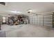 Spacious two-car garage with ample storage space and an automatic garage door at 3442 Beech Trl, Clearwater, FL 33761
