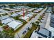 Aerial view of a well-maintained home in a peaceful neighborhood, showcasing its prime location at 5427 Springwood Blvd # 5427, Pinellas Park, FL 33782