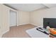 Basement space with neutral walls and tiled floor, perfect for customization and various uses at 1037 Jamaica Way, Tarpon Springs, FL 34689