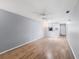 Open concept living room with lots of space and new floors at 11511 113Th St # 22E, Largo, FL 33778