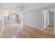 Living room with lots of natural light and new flooring at 11511 113Th St # 22E, Largo, FL 33778