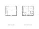 Detailed first and second floor plan showcasing the layout of the garage, kitchen, and living spaces at 116 19Th Se Ave, St Petersburg, FL 33705