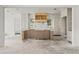 Spacious kitchen displaying unfinished elements, including cabinets and a central island at 116 19Th Se Ave, St Petersburg, FL 33705