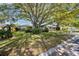 Charming single-Gathering home featuring a beautifully landscaped front yard with mature trees at 1521 San Helen Dr, Dunedin, FL 34698