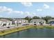 An aerial view of the community, showcasing the homes and surrounding landscape at 16646 Maude Dr, Wimauma, FL 33598