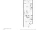 First story floor plan featuring a kitchen, living room, and garage at 16646 Maude Dr, Wimauma, FL 33598