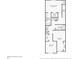 Second story floor plan featuring bedrooms, closets, and a bathroom at 16646 Maude Dr, Wimauma, FL 33598