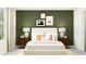 Tastefully decorated bedroom featuring soft lighting, stylish decor, and a comfortable bed at 31794 Griffin Sands Ln, San Antonio, FL 33576