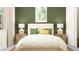 A cozy bedroom with a warm ambiance, featuring stylish decor, lamps, and comfortable bed at 31794 Griffin Sands Ln, San Antonio, FL 33576