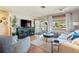 Bright and airy living room featuring hardwood floors and a welcoming atmosphere at 4621 4Th N Ave, St Petersburg, FL 33713