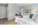 Bedroom showcasing light gray walls and decor at 9303 N 19Th St, Tampa, FL 33612