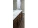 This bathroom vanity features updated countertops and modern lighting fixtures at 2105 Haydon Ct, Brandon, FL 33511