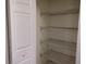Linen closet with ample wire shelving and storage space at 2105 Haydon Ct, Brandon, FL 33511