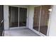Enclosed patio with access to the home's interior through sliding glass doors at 2105 Haydon Ct, Brandon, FL 33511