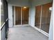 The screened in patio has sliding doors and allows access to the exterior at 2105 Haydon Ct, Brandon, FL 33511