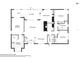 Detailed floor plan showcasing the layout of this home, including bedrooms, bathrooms, and living spaces at 13553 Landers Dr, Hudson, FL 34667