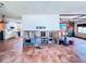 Open layout needs some work with tile floors, exposed wall framing, and potential for renovation and customization at 1800 New Hampshire Ne Ave, St Petersburg, FL 33703