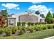 Landscaped entrance to the Larkenheath neighborhood at 31833 Turkeyhill Dr, Wesley Chapel, FL 33543