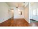 Bright living space with wood flooring, neutral paint, and ample lighting at 3346 Gorse Ct, Palm Harbor, FL 34684