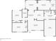 Floor plan of the home with dimensions and layout of living spaces at 3352 Honeymoon Ln, Holiday, FL 34691