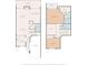 Detailed floor plan showcasing the layout with bedrooms, living spaces, kitchen, and bonus room at 6140 Sun Blvd # 7, St Petersburg, FL 33715