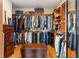 Spacious walk-in closet with custom shelving and organization systems at 123 14Th Ne Ave, St Petersburg, FL 33701