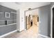 Modern kitchen featuring stainless steel appliances, tile flooring, and plenty of cabinet space at 1366 Wexford N Dr, Palm Harbor, FL 34683