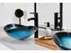 Stylish bathroom featuring dual vessel sinks and modern fixtures at 20 2Nd Se Ave, Lutz, FL 33549