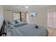 Bright bedroom that opens up to a pool at 4219 Summerdale Dr, Tampa, FL 33624