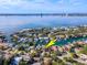 Beautiful waterfront property with lush landscaping and stunning bay views at 44 Martinique Ave, Tampa, FL 33606