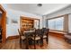 Inviting dining room with a built-in hutch, natural light, and a classic dining set at 4421 5Th S Ave, St Petersburg, FL 33711