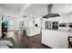 Spacious kitchen with stainless steel appliances, a large island, and an adjacent dining area at 4950 Bayshore Blvd # 14, Tampa, FL 33611