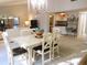 Open dining area with seamless flow to the living room, creating an ideal entertaining space at 700 Starkey Rd # 821, Largo, FL 33771