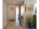 Inviting hallway with neutral tones and decorative accents, creating a warm welcome at 700 Starkey Rd # 821, Largo, FL 33771