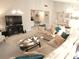 Spacious living area with a large TV, comfortable seating, and an open floor plan at 700 Starkey Rd # 821, Largo, FL 33771