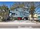 Charming elevated beach home with parking underneath and lush landscaping at 812 Gulf # 3, Indian Rocks Beach, FL 33785