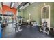 Community gym featuring treadmills, weight machines, and free weights for resident fitness at 107 S Obrien St # 117, Tampa, FL 33609